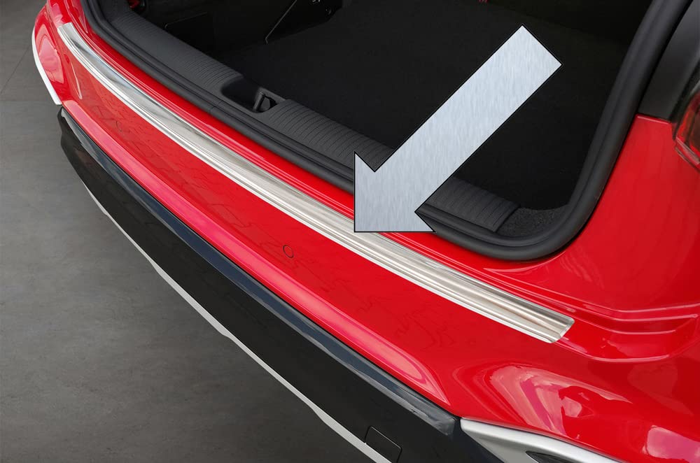 Spangenberg Ladekantenschutz Edelstahl Silber kompatibel mit Audi Q2 Facelift ab Baujahr 09.2020-3235518 von Spangenberg