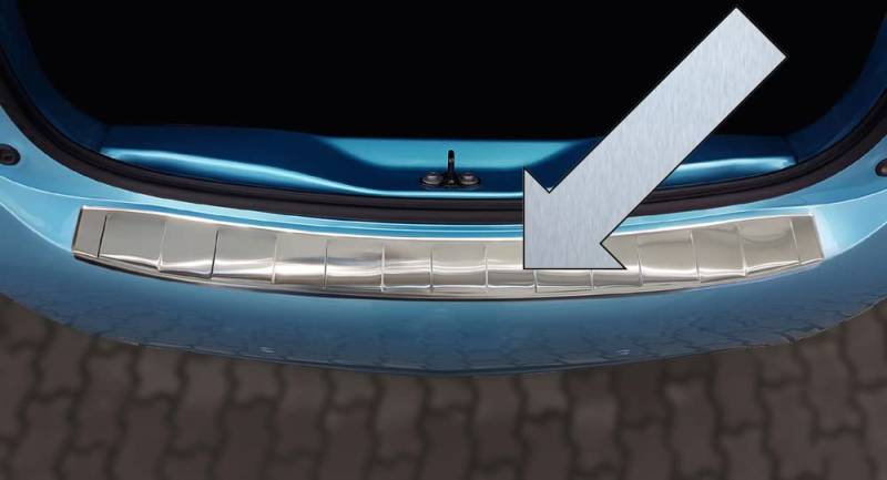 Ladekantenschutz Edelstahl passend für Renault Zoe MK2 ab Facelift Baujahr 09.2019-3235945 von Homry