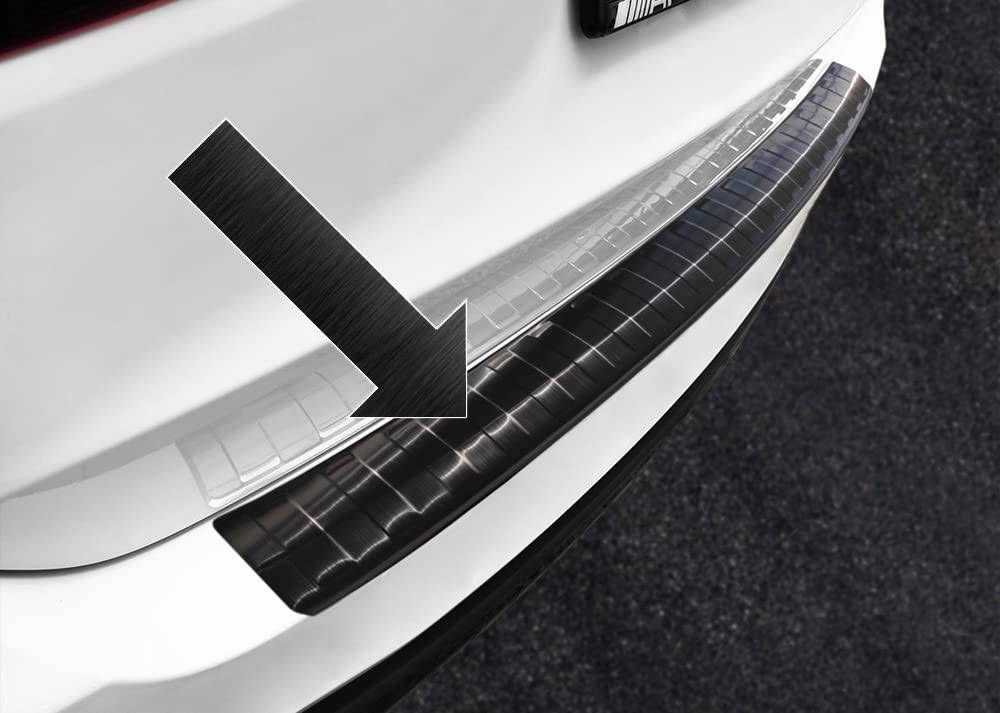 Spangenberg Ladekantenschutz Edelstahl schwarz Graphit kompatibel mit Mercedes GLS (X167) ab Baujahr 06.2019-3245266 von Spangenberg