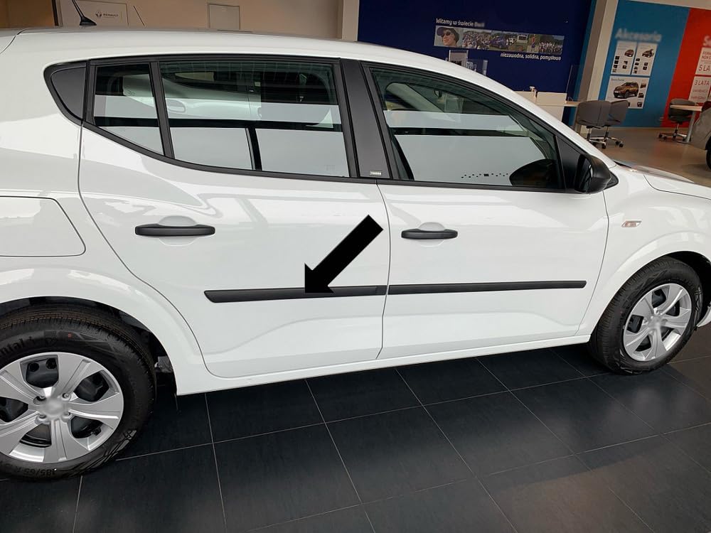 Seitenschutzleisten schwarz kompatibel mit Dacia Sandero III 3. Generation Typ DJF ab Baujahr 01.2021- F3 Seitenschutzleisten schwarz kompatibel mit Dacia Sandero III 3. Generation Typ DJF ab Baujahr 01.2021- F3 von Spangenberg