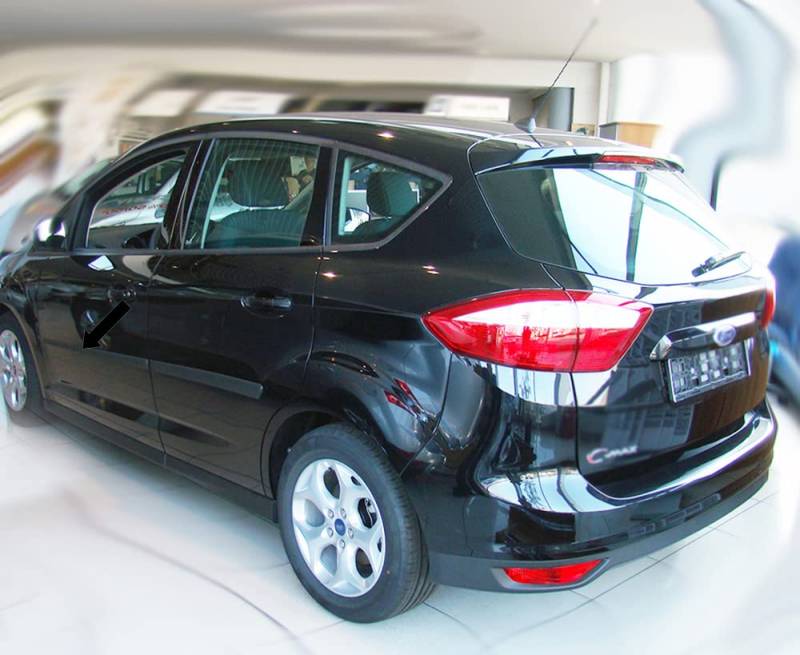 Seitenschutzleisten schwarz passend für Ford C-Max II Kombi ab 12.2010- F16/20 (3701620) von Spangenberg