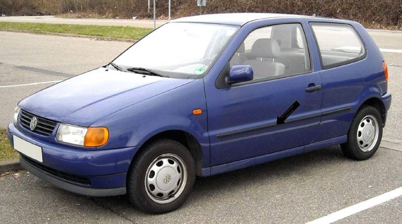 Spangenberg Seitenschutzleisten schwarz passend für Volkswagen VW Polo III 6N & 6N2 Schrägheck 5-Türer Baujahre 1994-2001 F11 (3700011) von Spangenberg