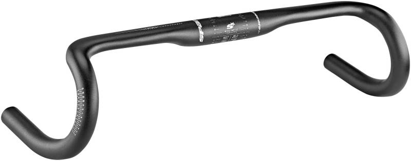 Spank Wing 12 Vibrocore Drop Bar Unisex Erwachsene Gravel/Road Hanger, Schwarz, 440mm von Spank