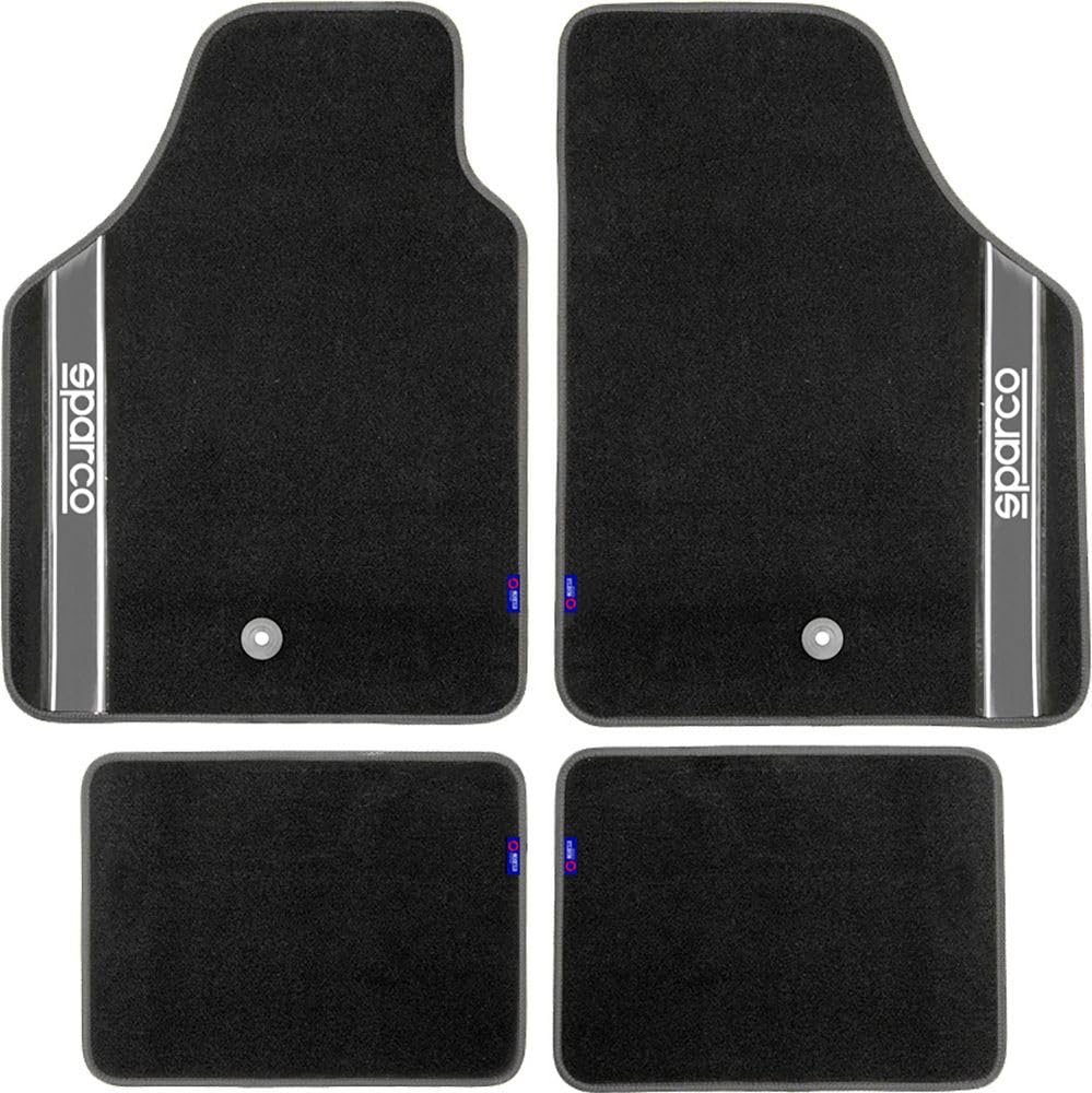 Sparco Automatten Sparco silber/schwarz (Type B) TEPPICH Sparco Automatten Sparco silber/schwarz (Type B) TEPPICH von Sparco