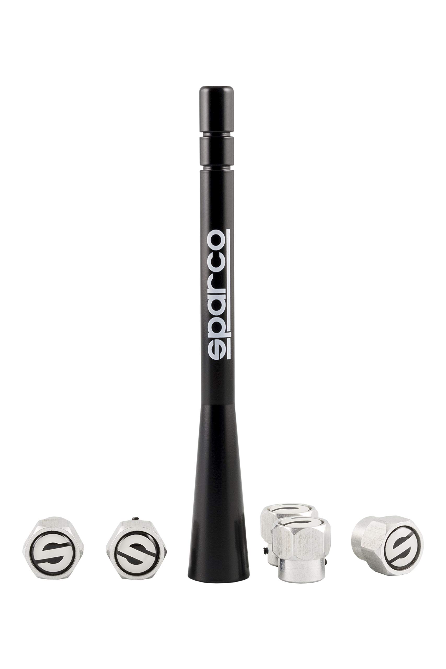 SPARCO Antenne BK + 5 Ventilkappen, 11 x 0.4 x 0.4 cm SPARCO Antenne BK + 5 Ventilkappen, 11 x 0.4 x 0.4 cm von SPARCO