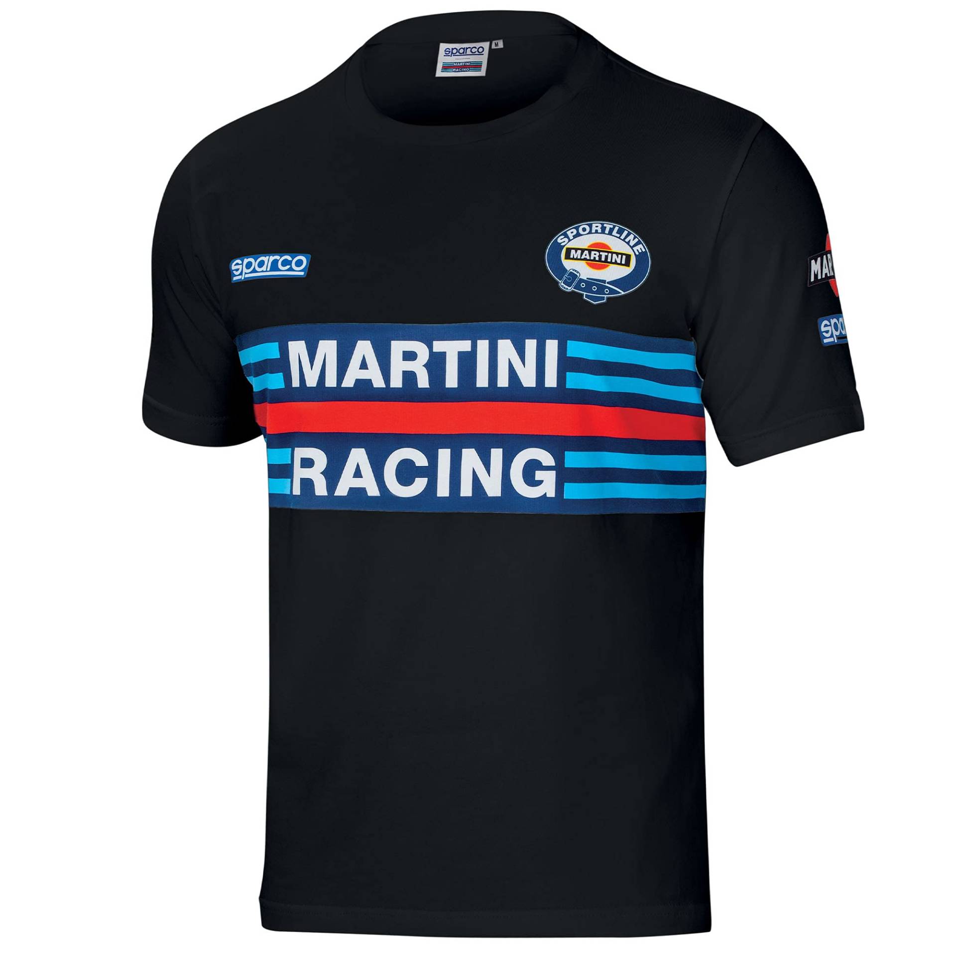 SPARCO 01274MRNR0XS Racing T-Shirt, Schwarz von Sparco