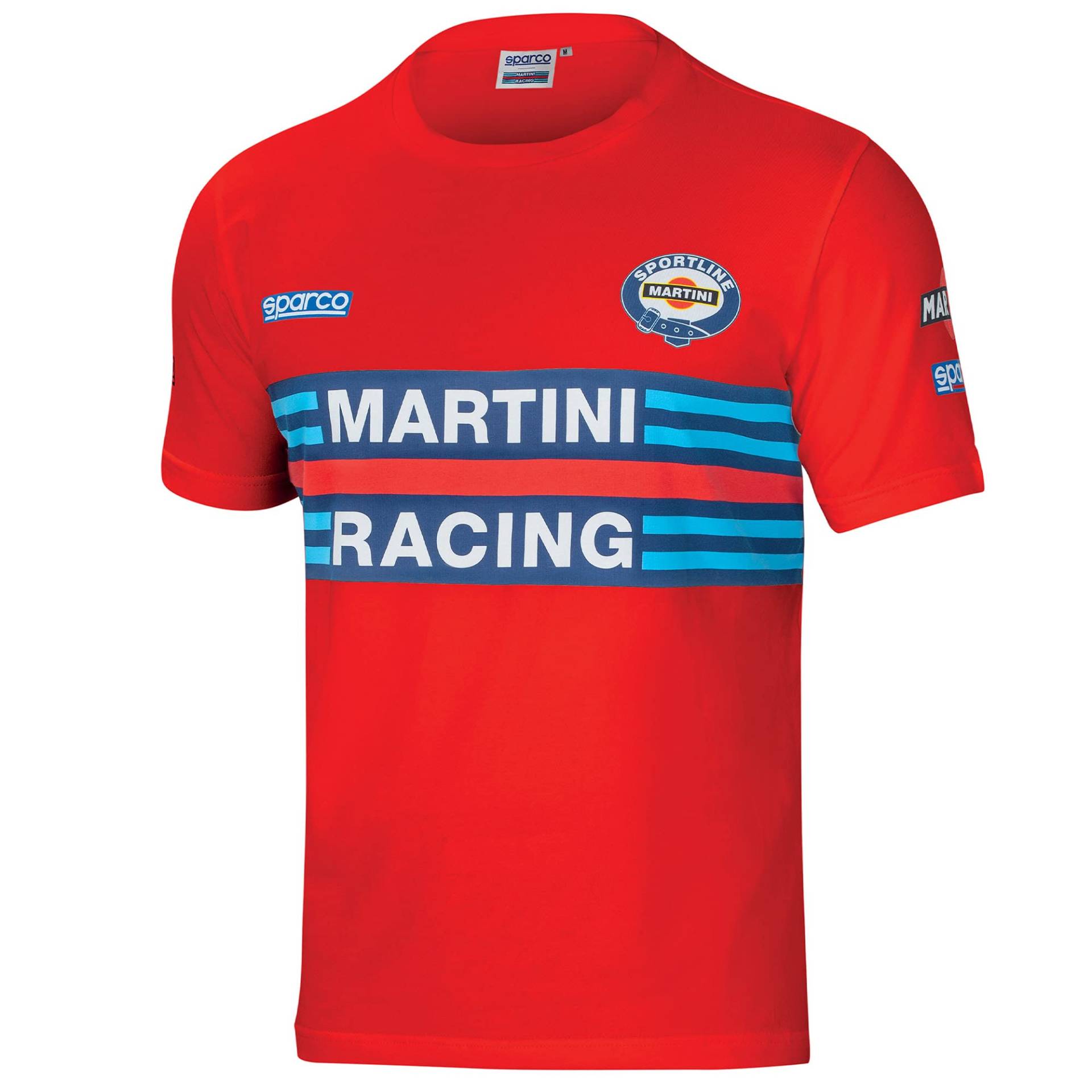 SPARCO 01274MRRS1S Racing T-Shirt, Rot von Sparco