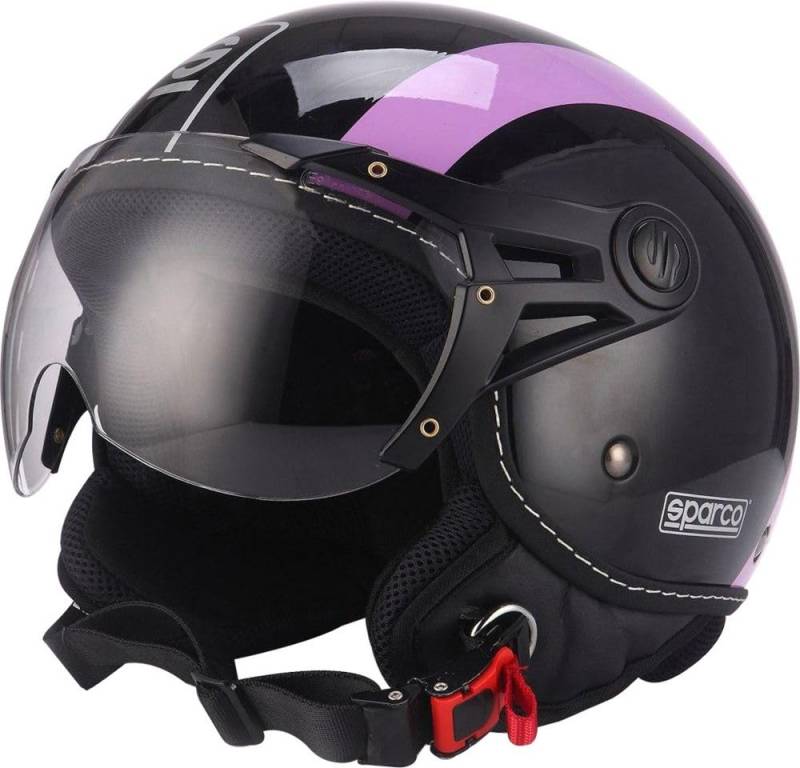 Sparco Herren SCHWARZ/VIOLETT Helm 501, GRÖSSE L von Sparco