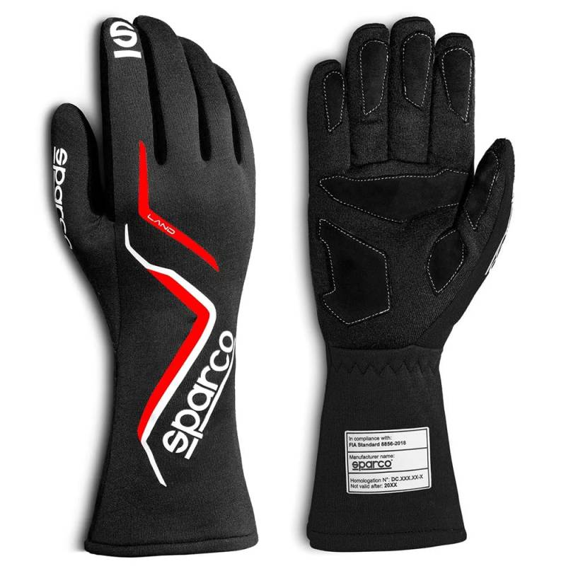 SPARCO Land Handschuhe 2022 GRÖSSE 06 SCHWARZ von Sparco