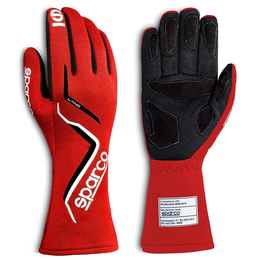 SPARCO Land Handschuhe 2022 GRÖSSE 08 ROT von Sparco