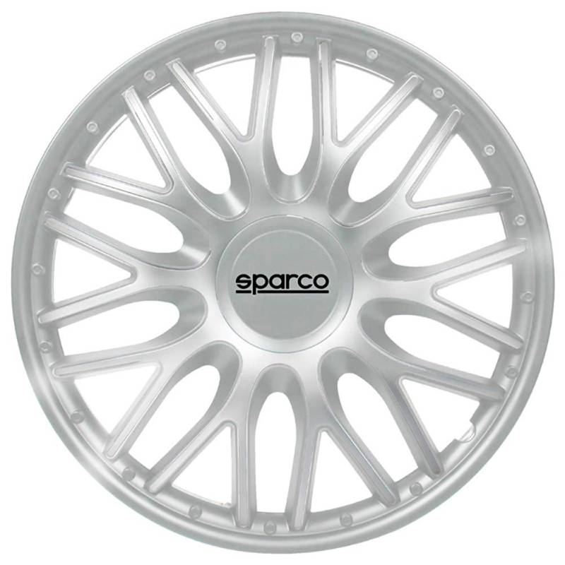 Sparco Radzierblenden Roma - 13-Zoll - Silber - Satz mit 4 Stück von Sparco