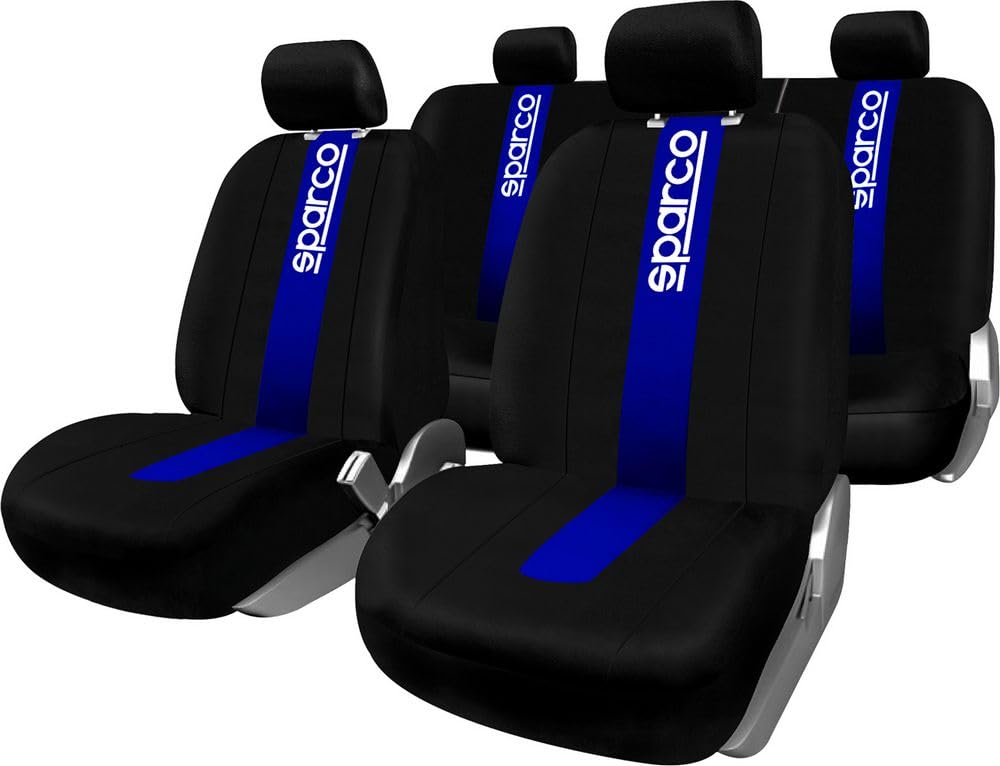 Sparco Sitzbezug Set Sparco schwarz/blau von Sparco