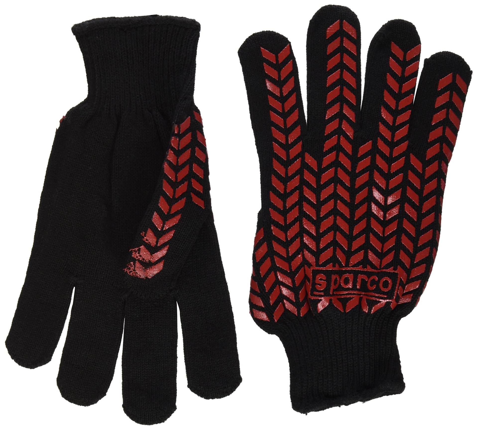 Sparco 00207NR Handschuhe, Prensili Cotone, Schwarz Unique von Sparco