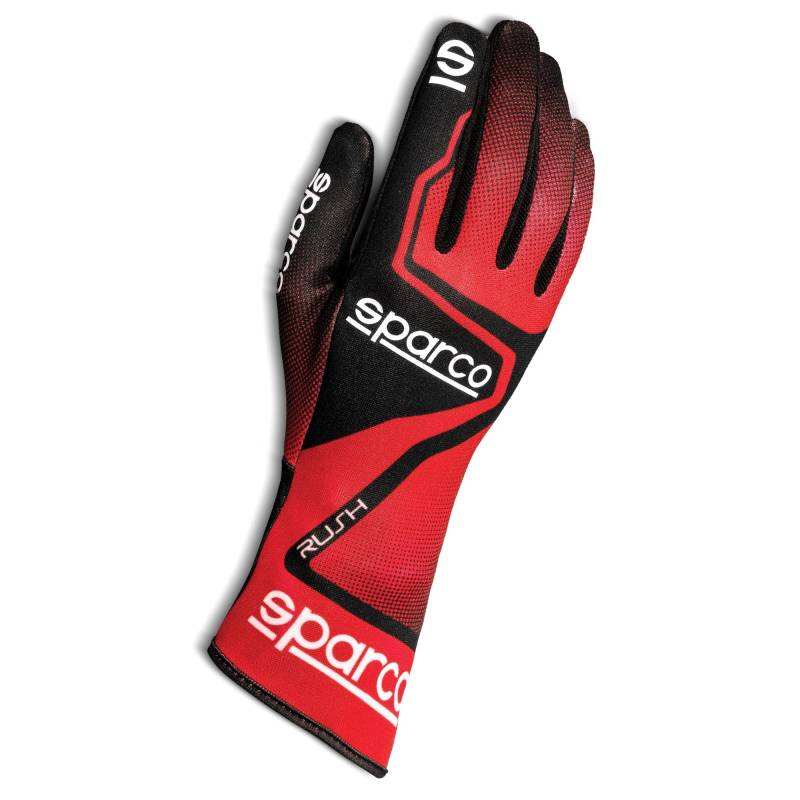 Sparco Rush 2020 Handschuhe GRÖSSE 04 GRAU/FL, rot / schwarz von Sparco
