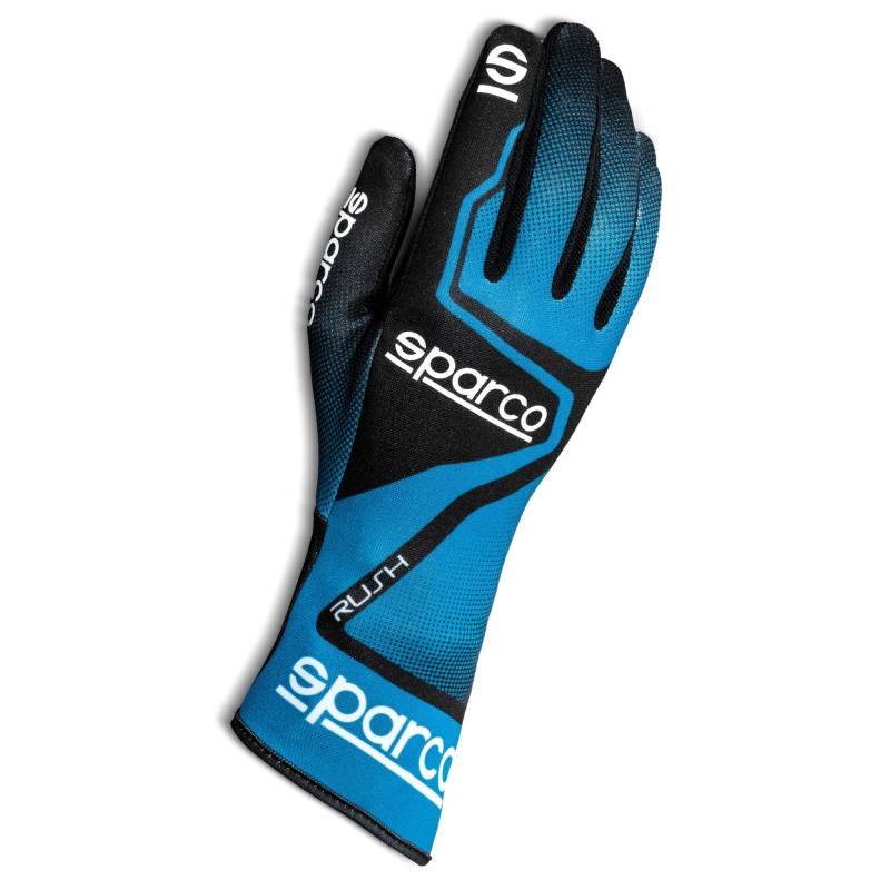 Sparco Rush 2020 Handschuhe GRÖSSE 06 GRAU/BL, 56,Blau / Schwarz von Sparco