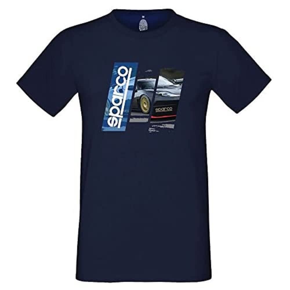 Sparco 01215BM4XL Verfolgen Shirt Größe Marine-Blau-Xl von Sparco