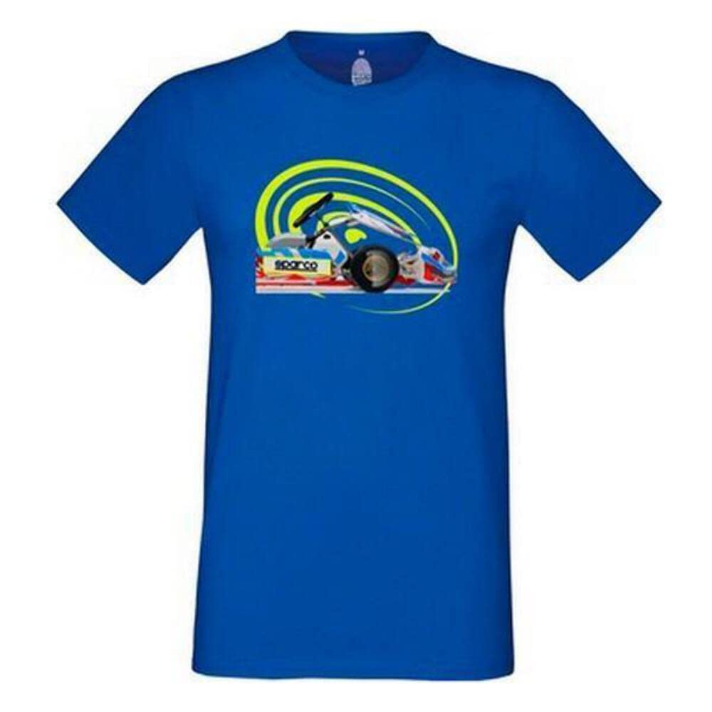 Sparco 01220AZ1S Tron Shirt Größe S Blau von Sparco