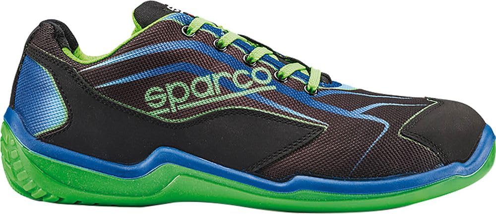 Sparco 0751439NRVD Zapatia Touren, GröÃŸe 39 Schwarz/Grün von Sparco