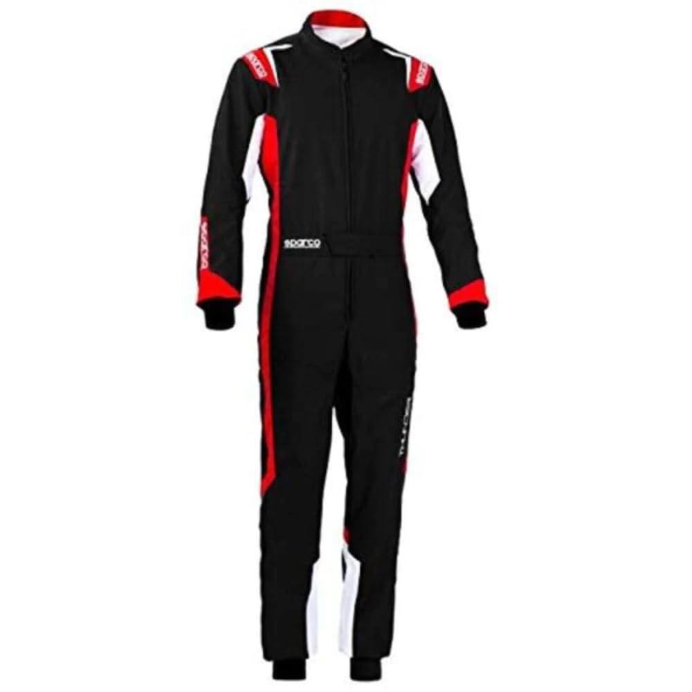 Sparco Unisex Thunder Professioneller Kart Anzug, Schwarz/König, XL EU von Sparco