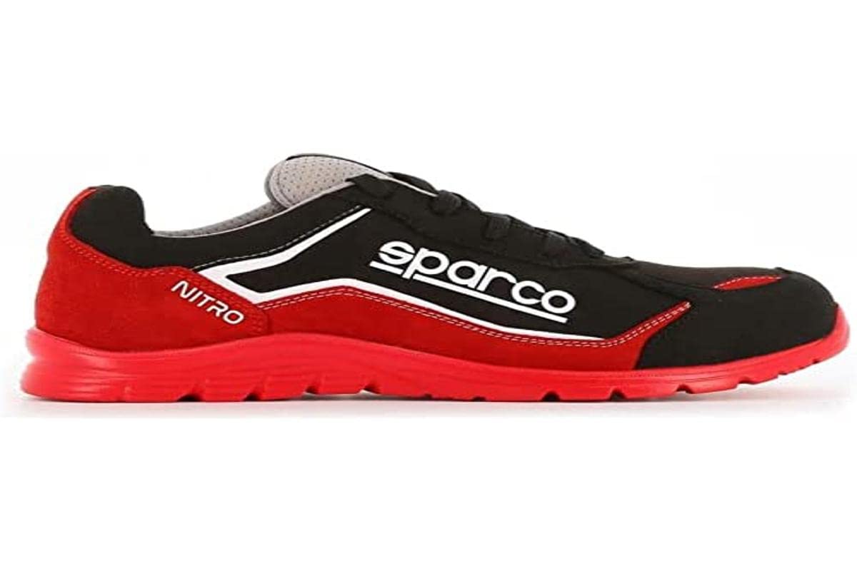 Sparco - Schuhe Nitro S3 rot/schwarz Größe 44 von Sparco