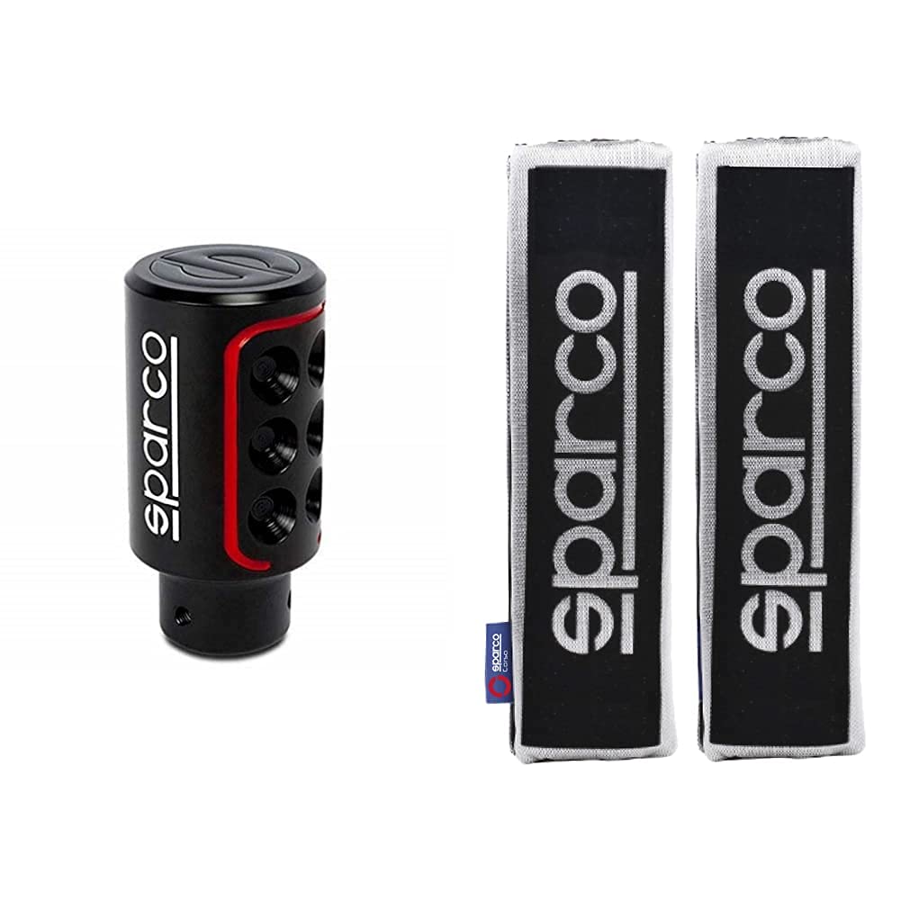 Sparco Progetto Corsa SPC0103 Spc Pomo Racing Schwarz & SPC Gurtpolster Set schwarz Sparco Progetto Corsa SPC0103 Spc Pomo Racing Schwarz & SPC Gurtpolster Set schwarz von Sparco