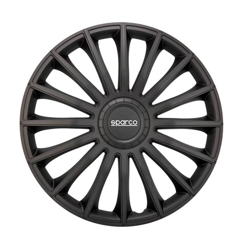 Satz Sparco Radzierblenden Treviso 13-Zoll Schwarz von Sparco