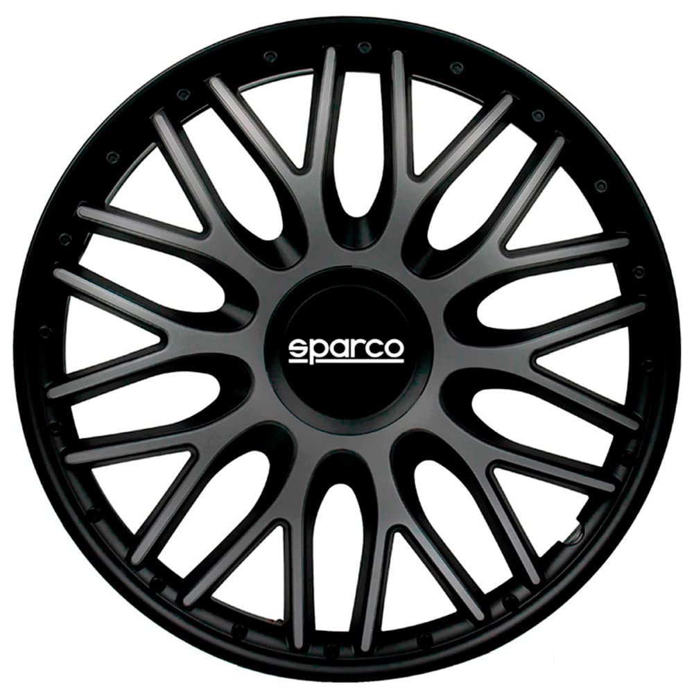 Sparco Satz Radzierblenden Roma 13-Zoll Grau/Schwarz von Sparco