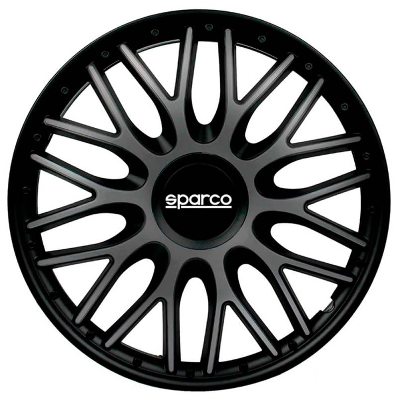 Sparco Satz Radzierblenden Roma 13-Zoll Grau/Schwarz von Sparco