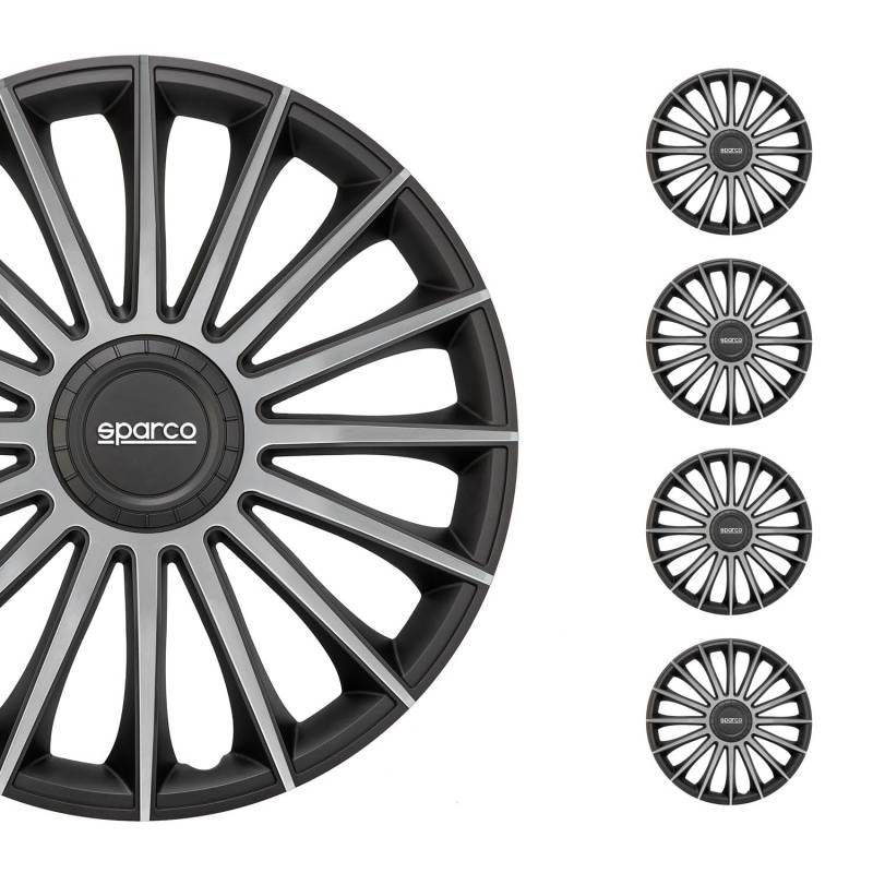 Sparco wheel covers Torino 15-inch black/silver von Sparco
