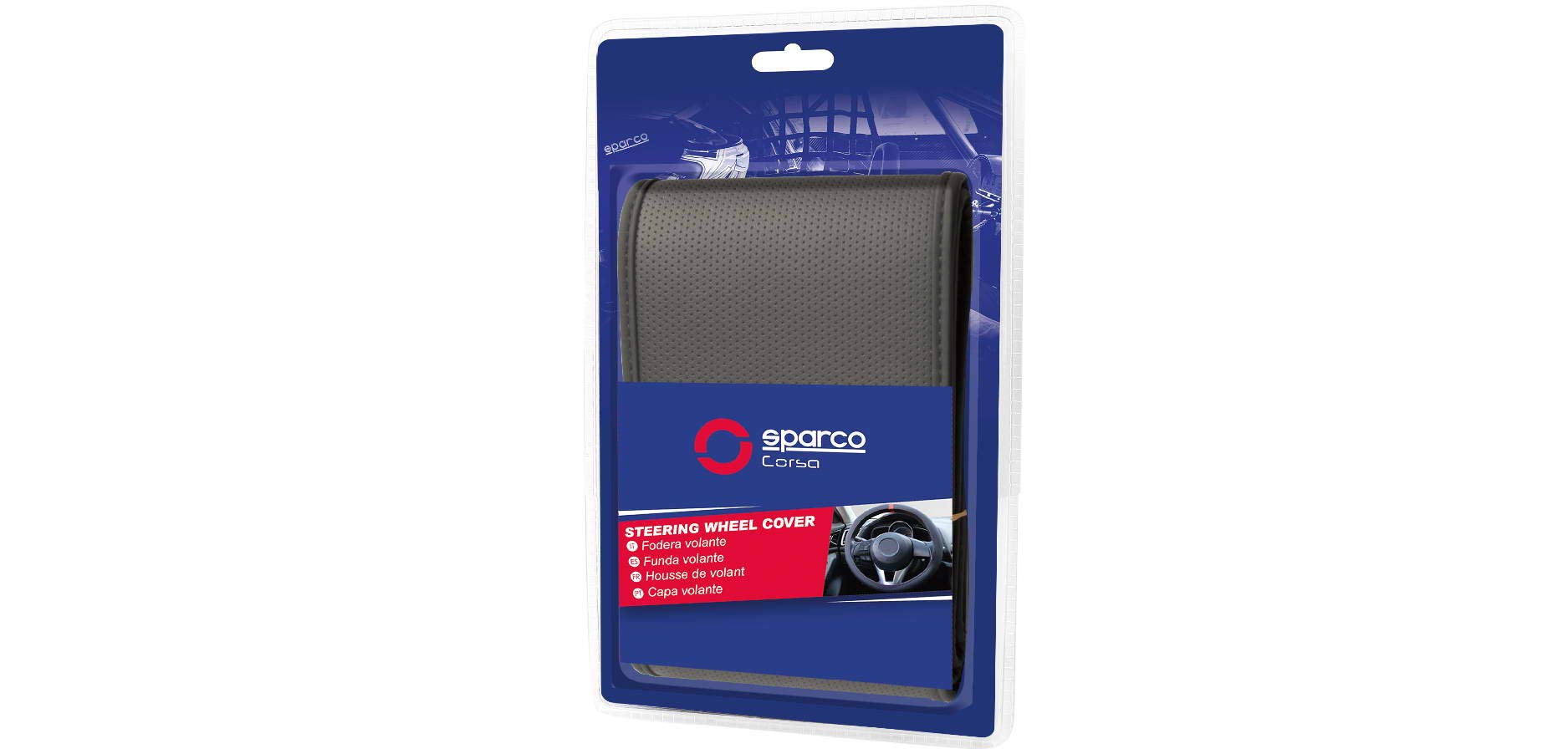 Sparco Schwarze Eva-Autolenkradhülle ohne Gummiring und einfach anzubringen Sparco Schwarze Eva-Autolenkradhülle ohne Gummiring und einfach anzubringen von Sparco
