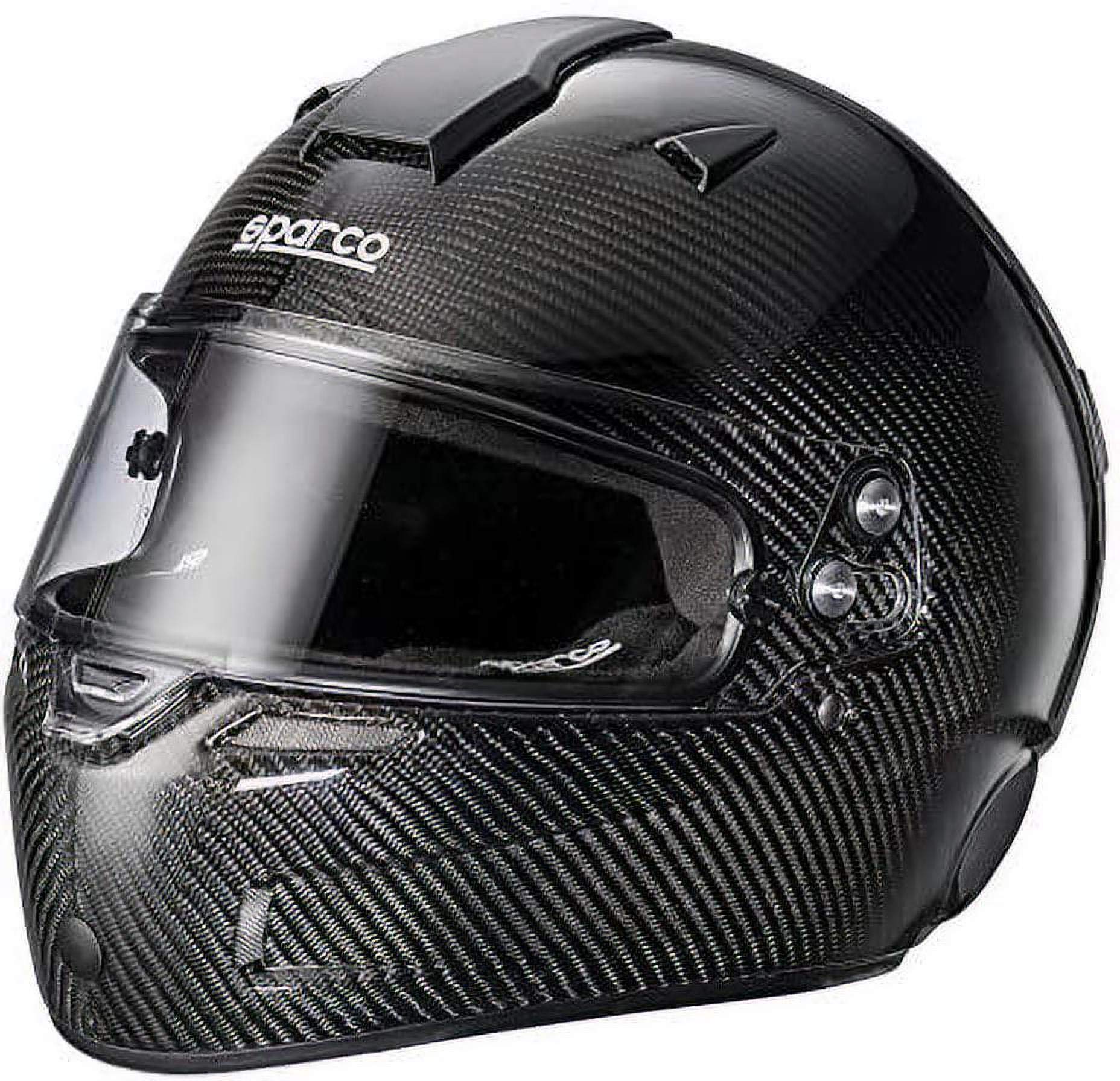 Sparco 0033541S Helmet Air Kf-7W Kohlenstoff Fia, Größe S, Schwarz von Sparco