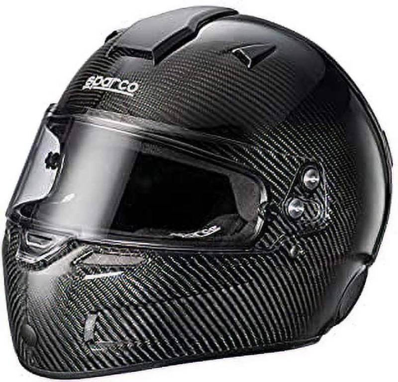 Sparco 0033543ML Helmet Air Kf-7W Kohlenstoff Fia, Schwarz, GrößeM-L von Sparco