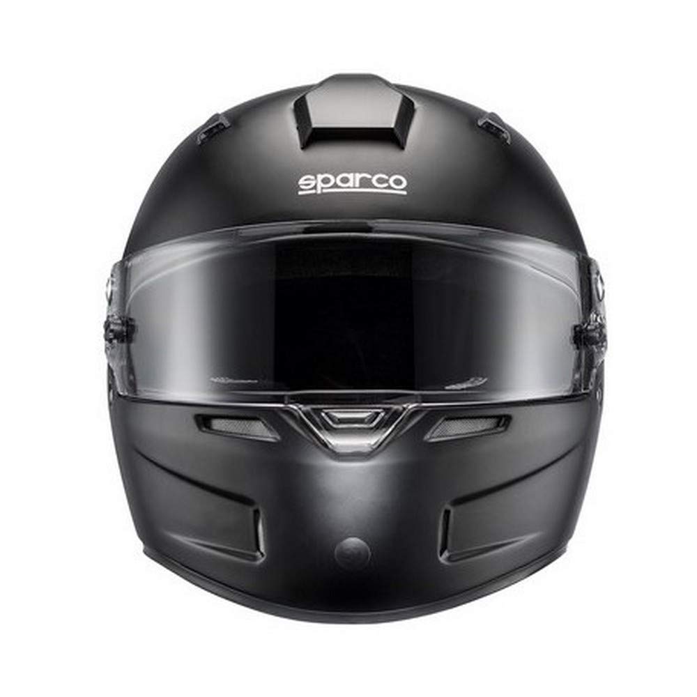 Sparco 0033556XXLNR Helm Sky Kf-5W Kevlar/Fiberglas Fia, Größe XXL, Schwarz von Sparco