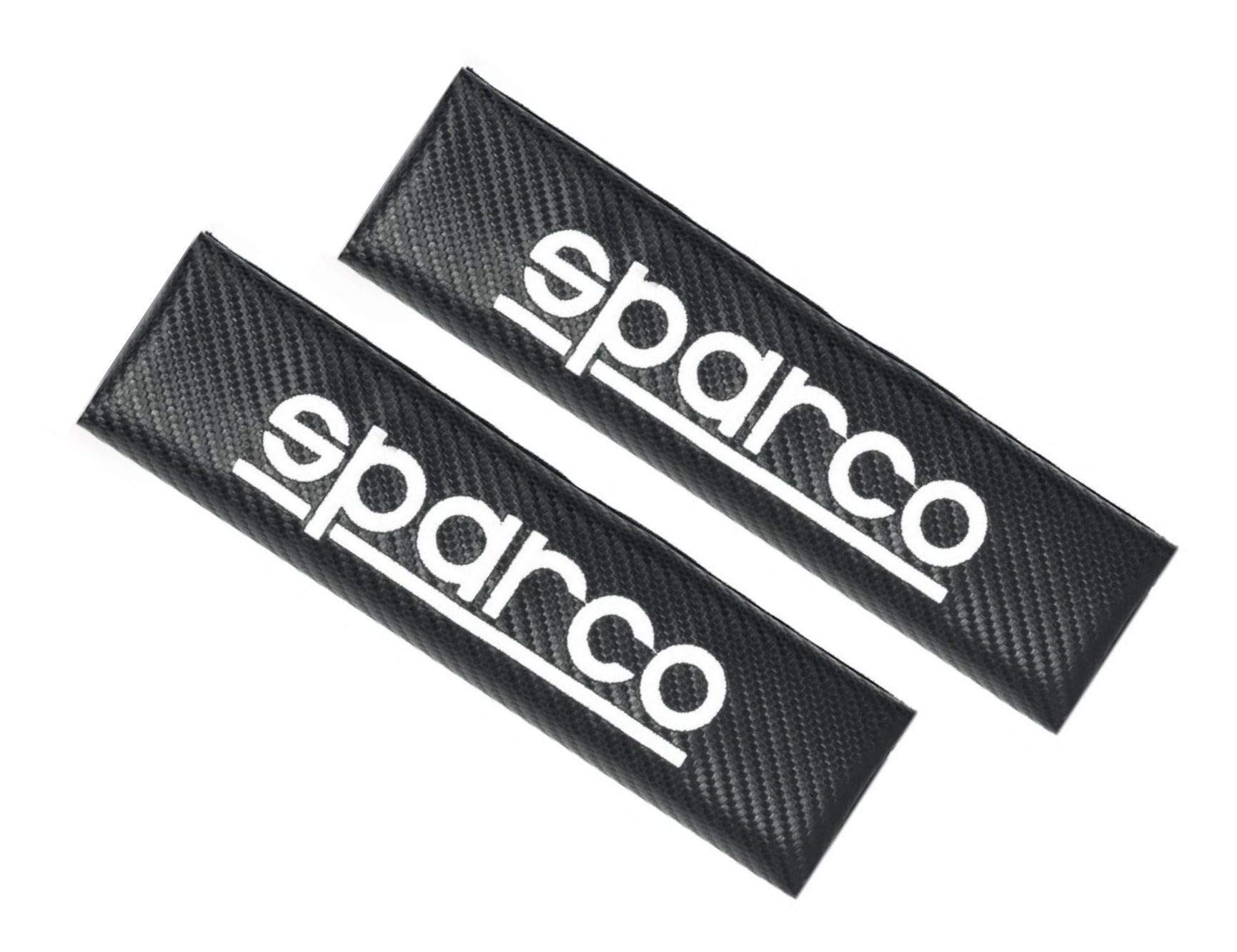 1 Set of 2 belt pillows car look CARBON SPARCO universals von Sparco