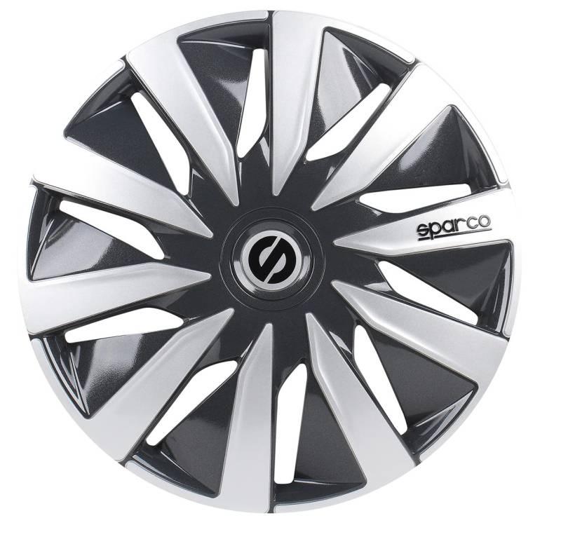 Satz Sparco Radzierblenden Lazio 14-Zoll Grau/Silber von Sparco