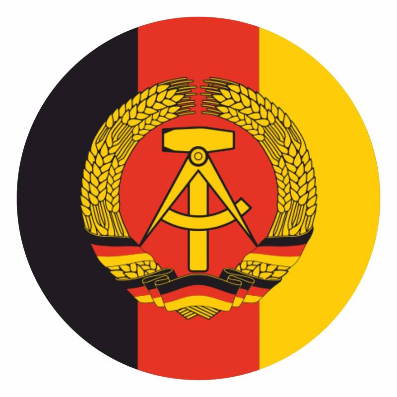 Spaß Kostet Aufkleber DDR Wappen Wetterfest Sticker außen PVC von Spaß Kostet