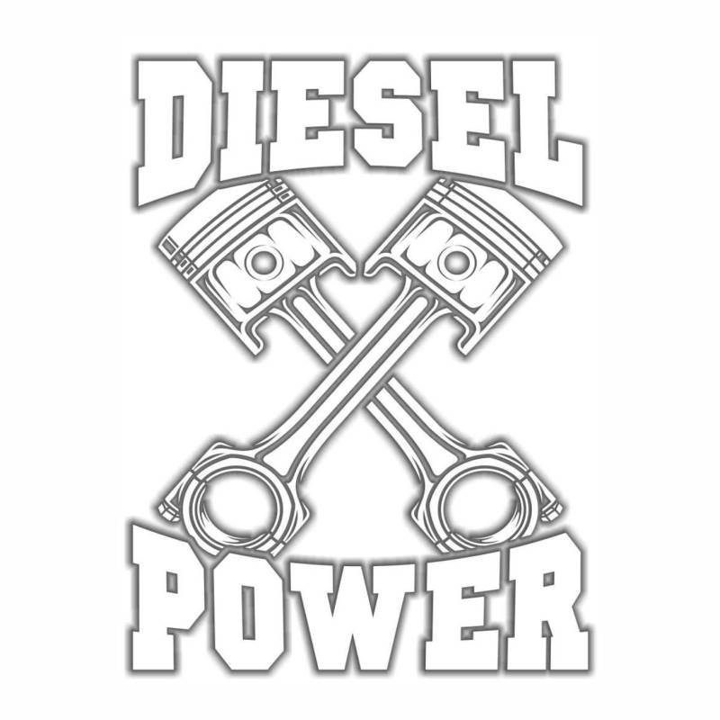 Aufkleber Diesel Power (Wetterfest) von Spaß Kostet