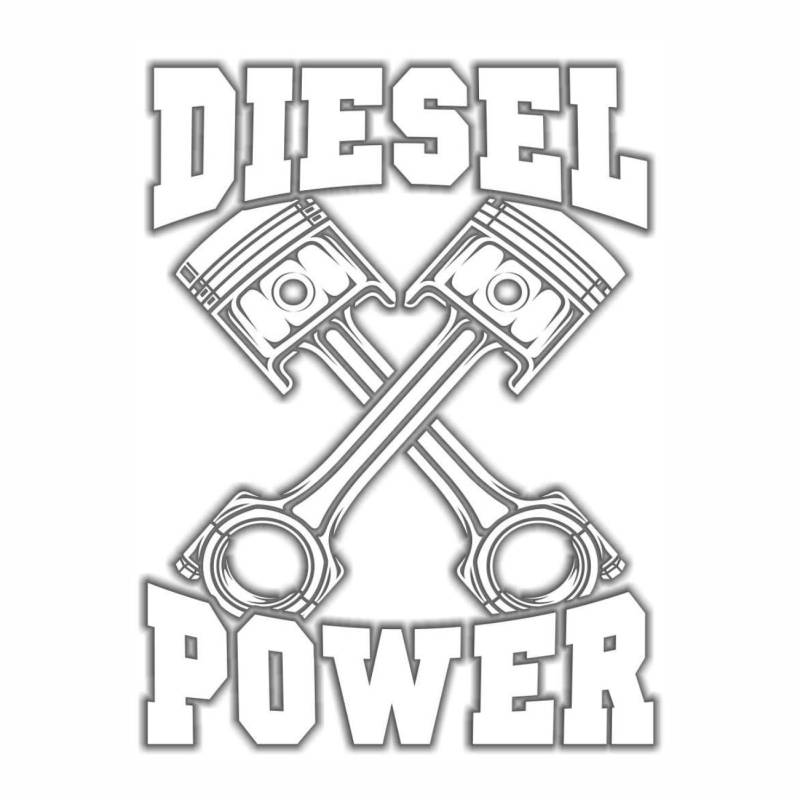 Spaß Kostet Aufkleber Diesel Power (Wetterfest) von Spaß Kostet