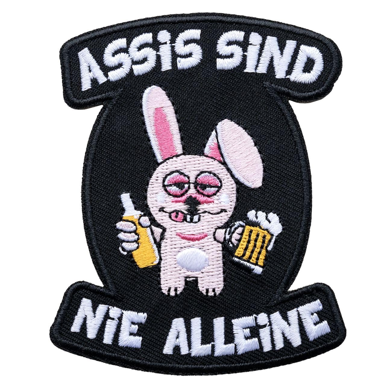 Aufnäher Aufbügler Patch Assis sind nie alleine Fun Spass Aufnäher Aufbügler Patch Assis sind nie alleine Fun Spass von Spaß Kostet