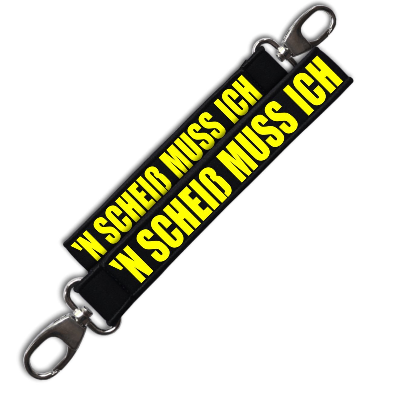 Schlüsselanhänger abwaschbar SCHEIß MUSS ICH aus Neopren Schlüsselanhänger abwaschbar SCHEIß MUSS ICH aus Neopren von Spaß Kostet