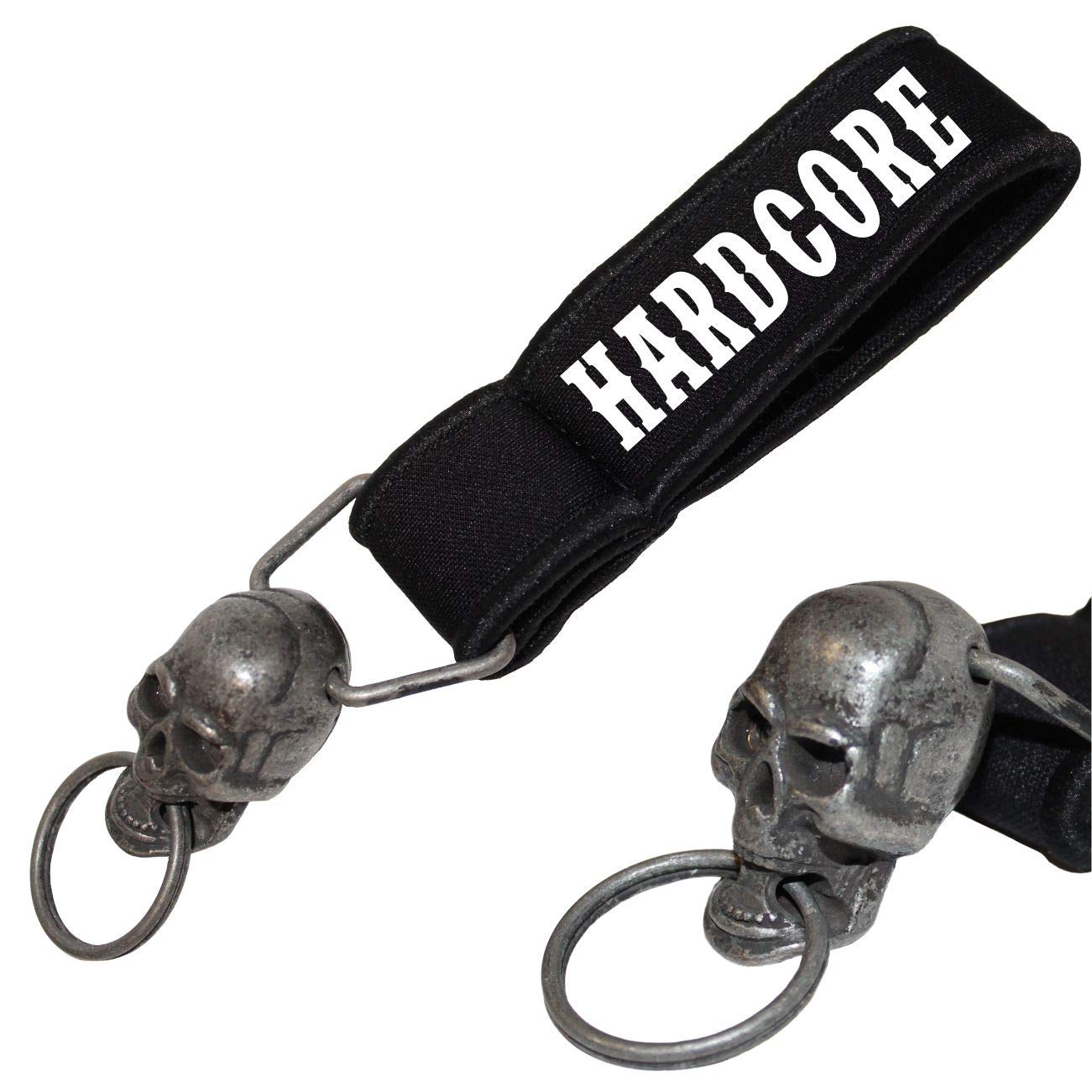 Schwerer Totenkopf Schlüsselanhänger Hardcore HC Schwerer Totenkopf Schlüsselanhänger Hardcore HC von Spaß Kostet