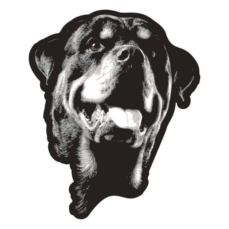 Spaß Kostet Aufkleber Rottweiler Wetterfest von Spaß Kostet