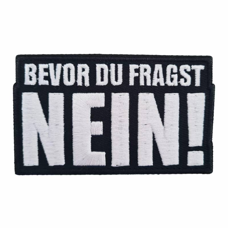 Spaß Kostet Aufnäher Aufbügler Patch Bevor du fragst Nein lustige Sprüche Statement Zitat von Spaß Kostet