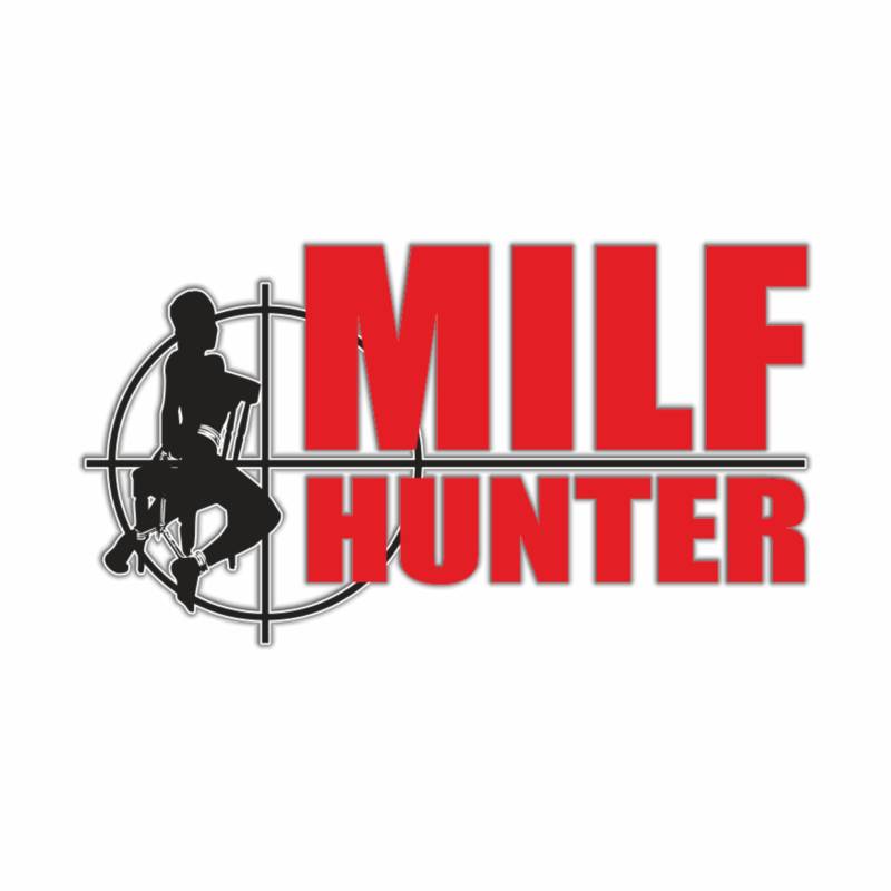 Spaß Kostet Wetterfester Aufkleber Milf Hunter 12 oder 70cm mom Mutter Sex Porno Geschenk von Spaß Kostet