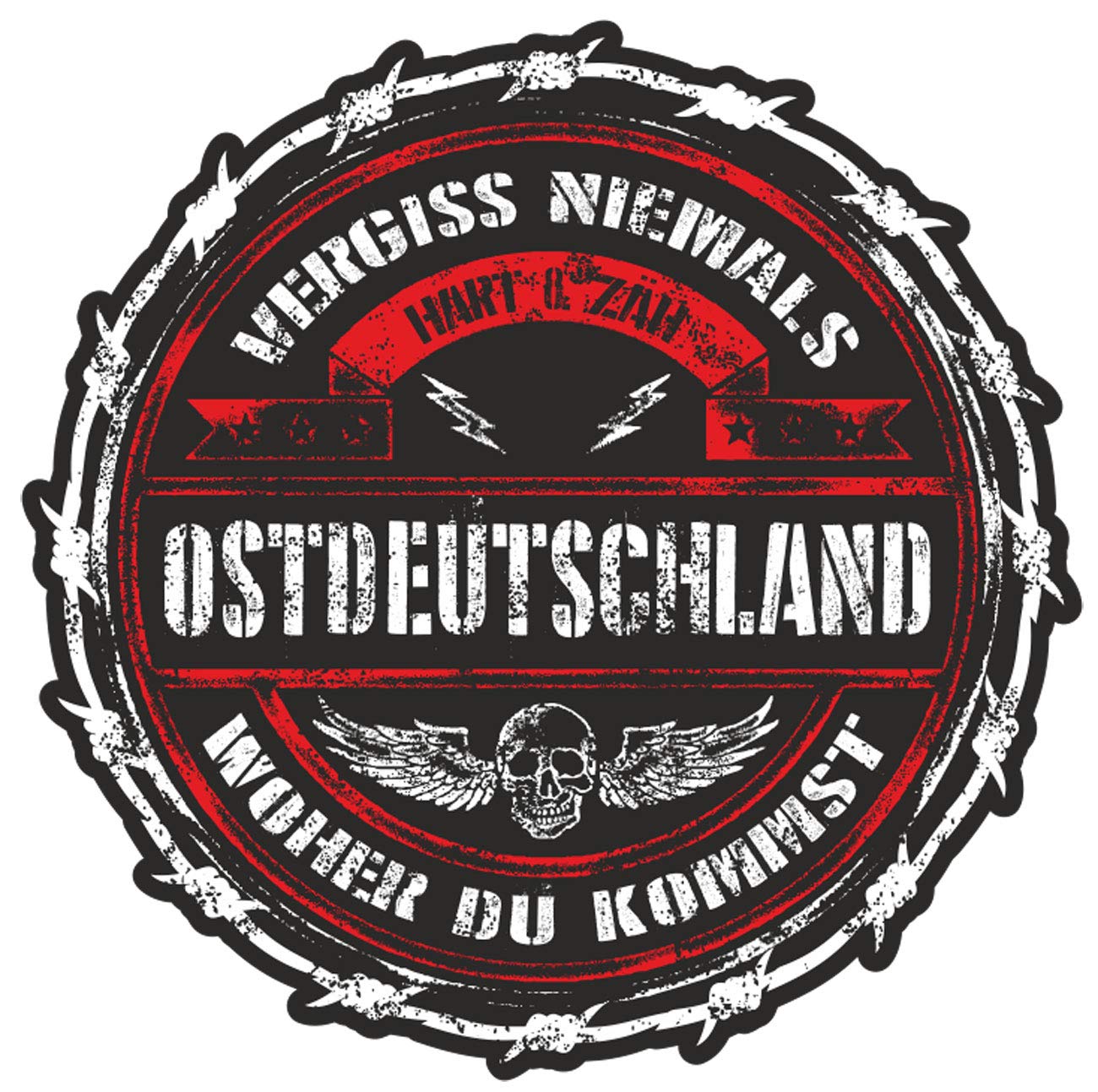 Spaß Kostet Wetterfester Aufkleber Ostdeutschland 15 oder 40cm Osten DDR Heimat Ossi Spaß Kostet Wetterfester Aufkleber Ostdeutschland 15 oder 40cm Osten DDR Heimat Ossi von Spaß Kostet