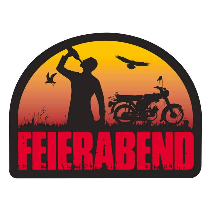 Spaß Kostet Aufkleber 2Takt Motorrad Moped Feierabend (Wetterfest) von Spaß Kostet