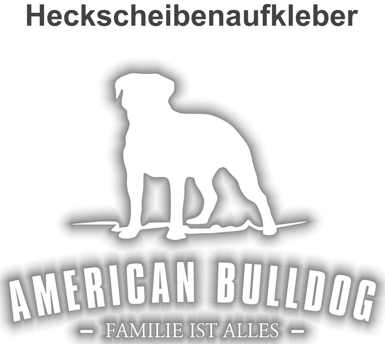 Aufkleber American Bulldog wetterfester von Spaß Kostet