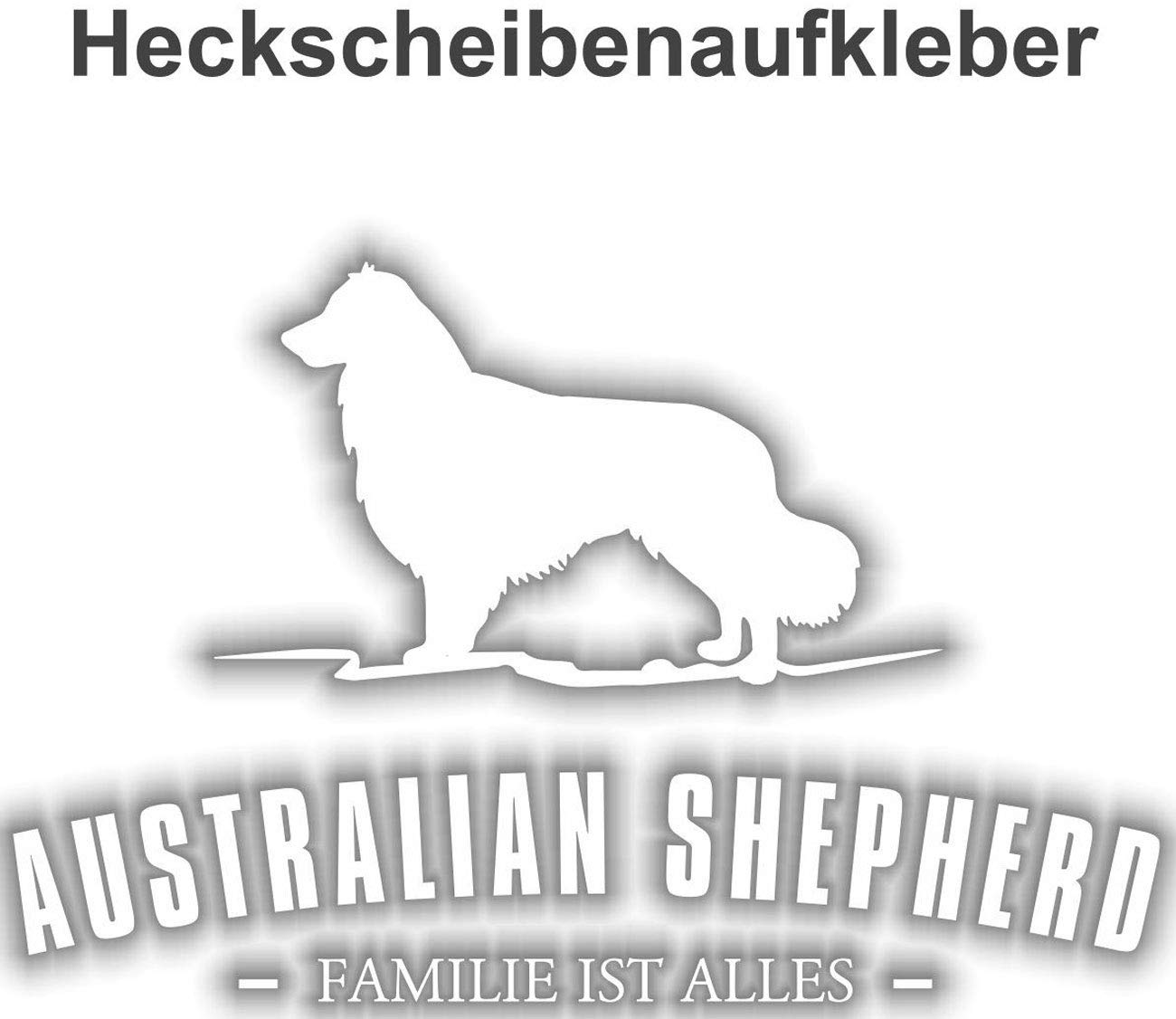 Aufkleber Australian Shepherd wetterfester von Spaß Kostet