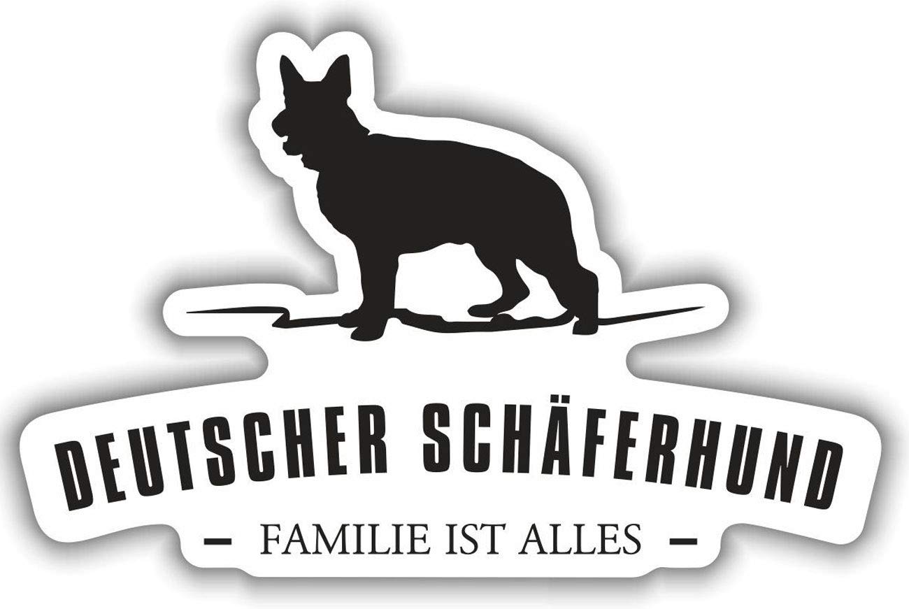 Aufkleber Deutscher Schäferhund wetterfester von Spaß Kostet
