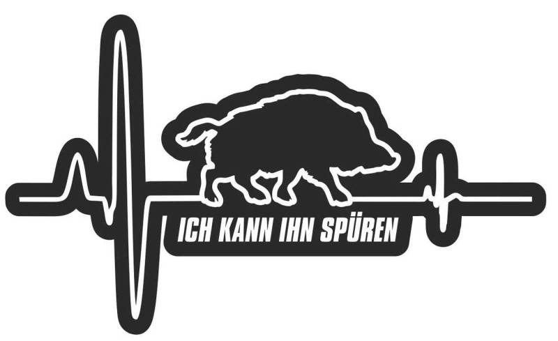 Spaß Kostet Aufkleber Jäger Keiler Herzschlag (Wetterfest) von Spaß Kostet